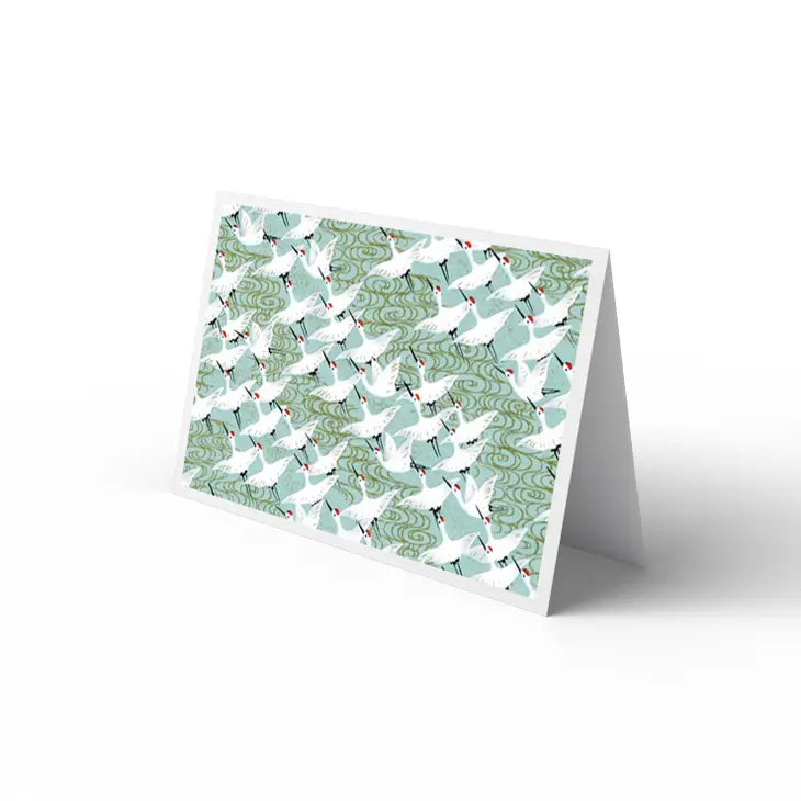 YUZEN WASHI tarjeta felicitación sin mensaje papel morera JAPONÉS