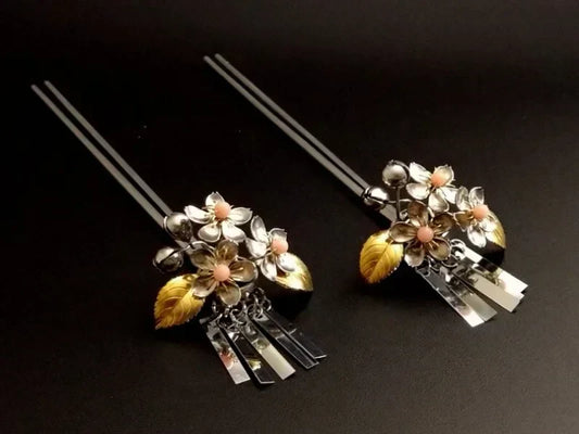 Descubre los accesorios japoneses tradicionsles para el pelo kanzashi 
