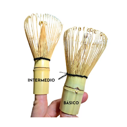 CHASEN batidor escobilla bambú jóven té MATCHA