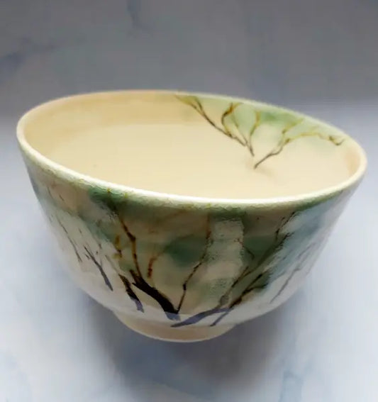 KYO YAKI bol chawan matcha japonés cerámica KIOTO