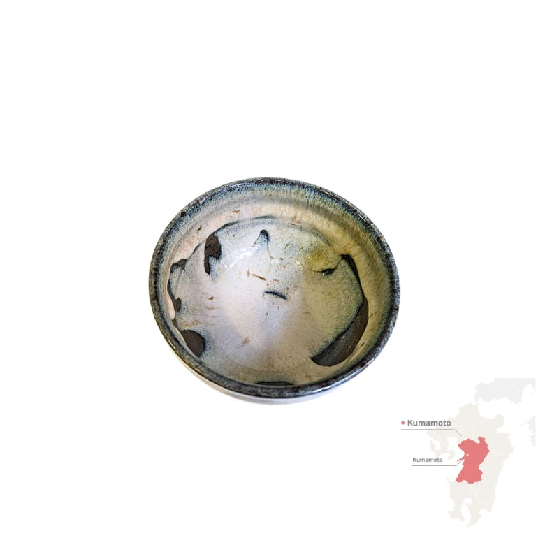 SHODAI YAKI matcha chawan japonés cerámica madara KUMAMOTO 250 ml