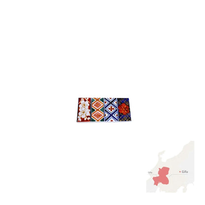 HASHIOKI soporte palillos rectangulares cerámica esmaltada MINO YAKI