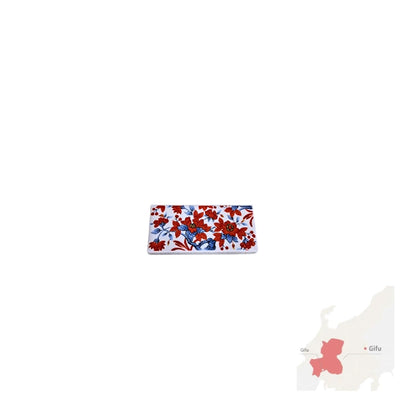 HASHIOKI soporte palillos rectangulares cerámica esmaltada MINO YAKI