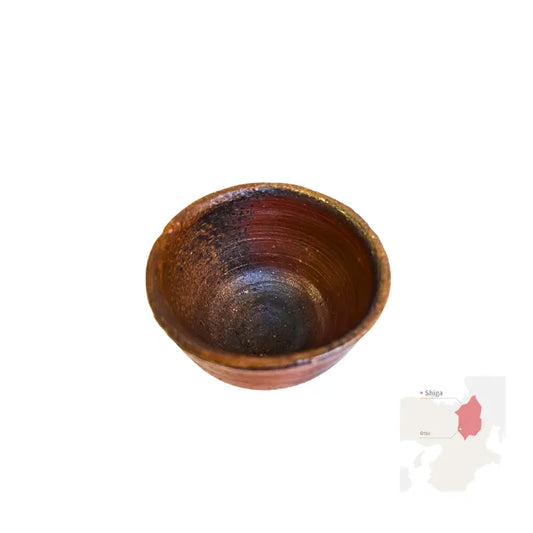 SHIGARAKI YAKI vaso ceramica japonesa yunomi YAKISHIME 100 ml