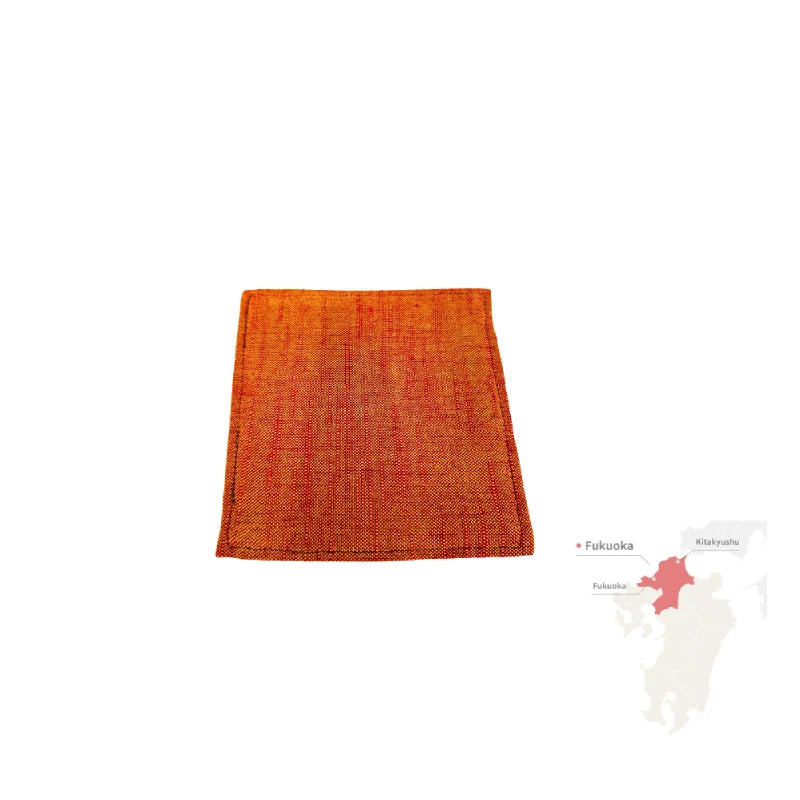 POSAVASOS artesanía textil japonesa tradicional KURUME KASURI  10 x 10 cm