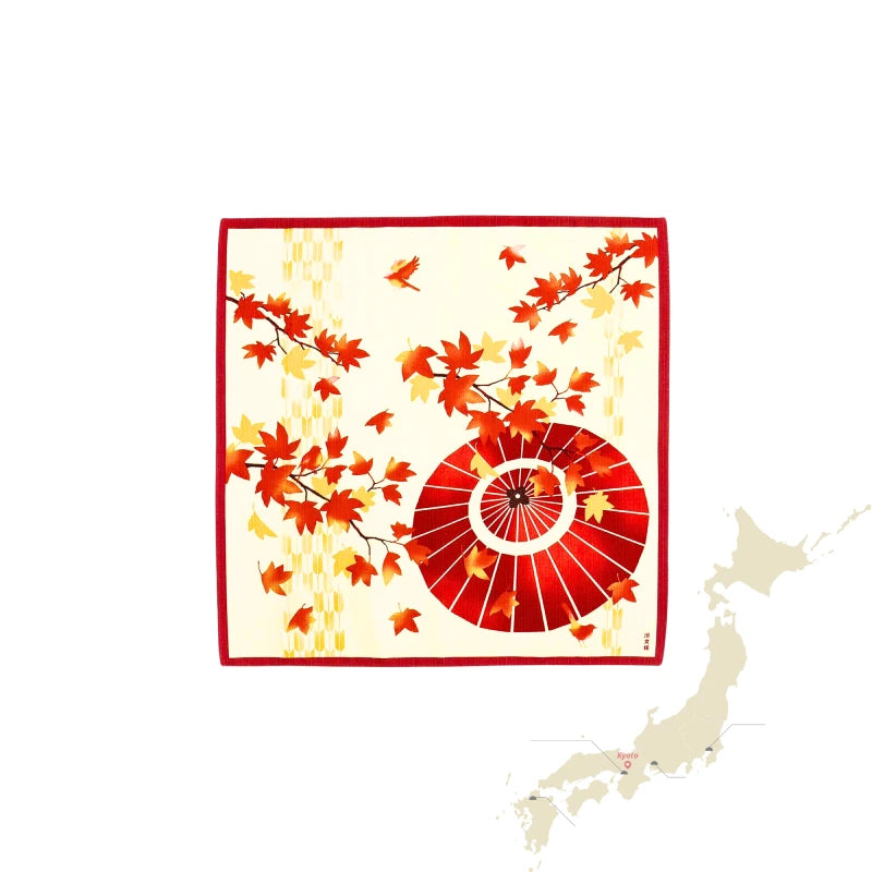 FUROSHIKI tela artesanal japonesa chirimen varios modelos AKI 48 x 48 cm