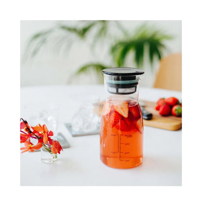HARIO botella borosilicato con tapadera filtro 700 ml