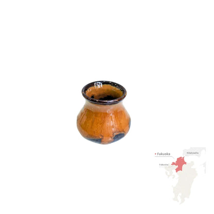 TAKATORI YAKI mini jarrones artesanía cerámica esmaltada Tohomura FUKUOKA