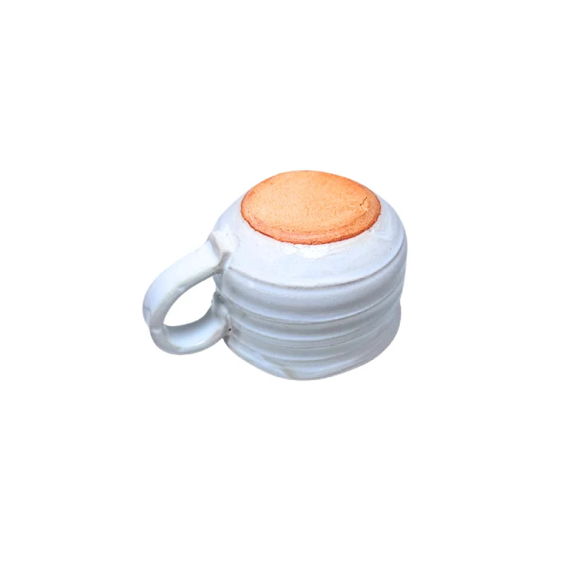 HAGI YAKI taza cerámica esmaltada tradicional Shirahagi HAGIDONO 150 ml