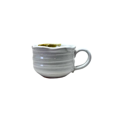 HAGI YAKI taza cerámica esmaltada tradicional Shirahagi HAGIDONO 150 ml