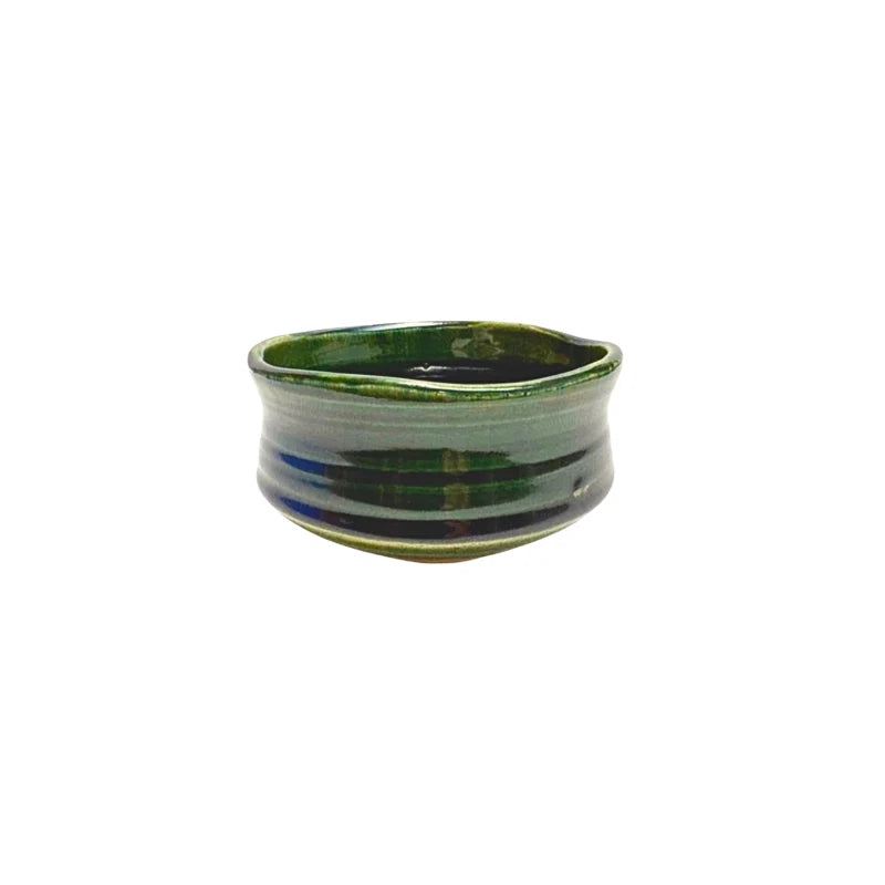SETOYAKI MATCHA cuenco chawan tazón oribe NOBUAKI KATO 250 ml