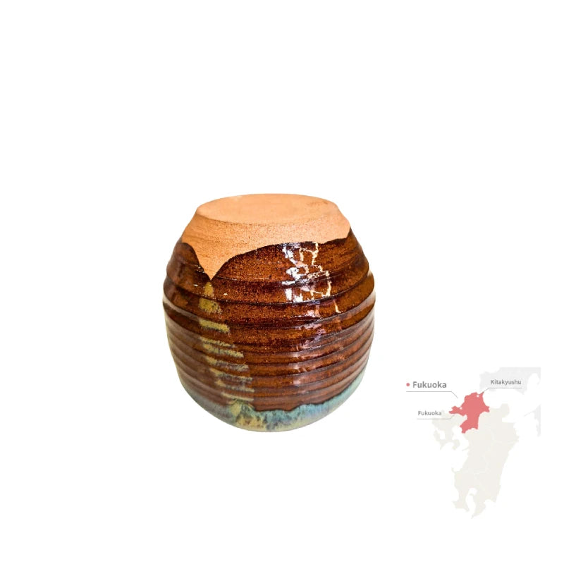 TAKATORI YAKI chawan matcha artesanía cerámica esmaltada AMEYU 300 ml