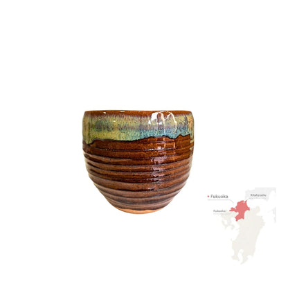 TAKATORI YAKI chawan matcha artesanía cerámica esmaltada AMEYU 300 ml