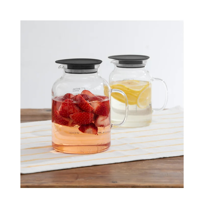 HARIO garrafa borosilicato con asa y tapa 500 ml