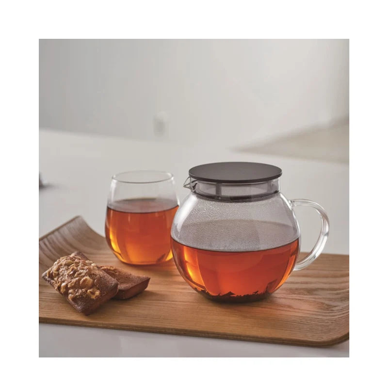 HARIO jarra tetera esférica borosilicato con filtro metálico 600 ml