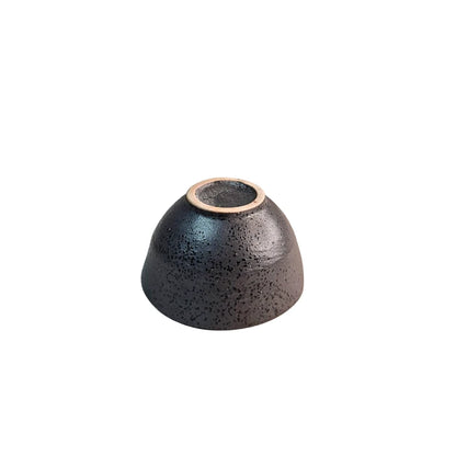 MINOYAKI juego sake negro textura mate tokkuri ochoko GIFU SET
