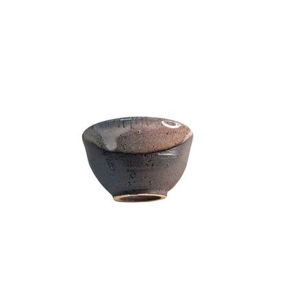 MINOYAKI juego sake negro textura mate tokkuri ochoko GIFU SET