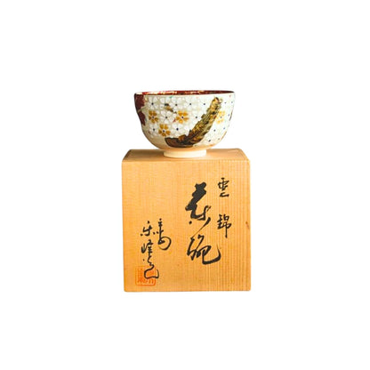 KYO YAKI bol chawan matcha japonés cerámica RAKUHŌ 300 ml