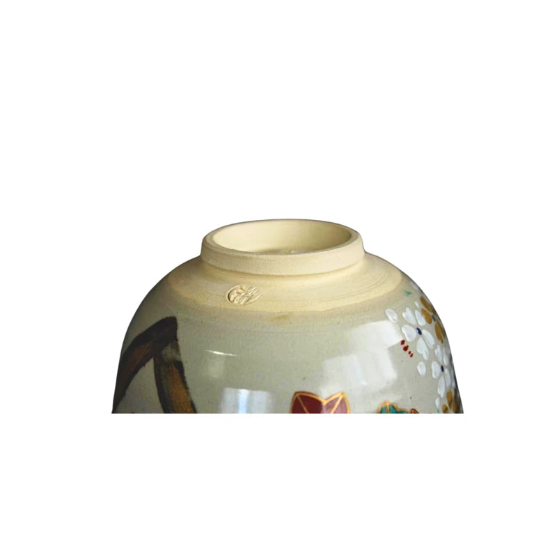KYO YAKI bol chawan matcha japonés cerámica RAKUHŌ 300 ml