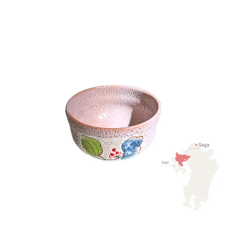 IMARI YAKI matcha chawan japonés cerámica shino AZUCHI GAMA 250 ml