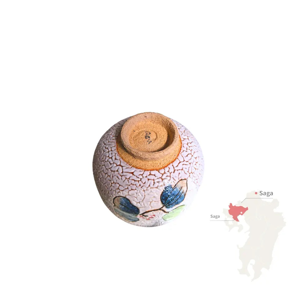 IMARI YAKI matcha chawan japonés cerámica shino AZUCHI GAMA 250 ml