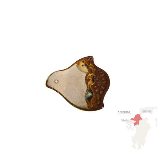 TAKATORI YAKI mamesara cerámica japonesa tradicional esmaltada Tohomura FUKUOKA