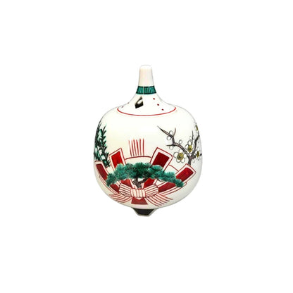 KUTANI YAKI incensario japonés porcelana HOKŌ TOMIO SAWADA