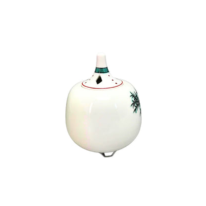 KUTANI YAKI incensario japonés porcelana HOKŌ TOMIO SAWADA