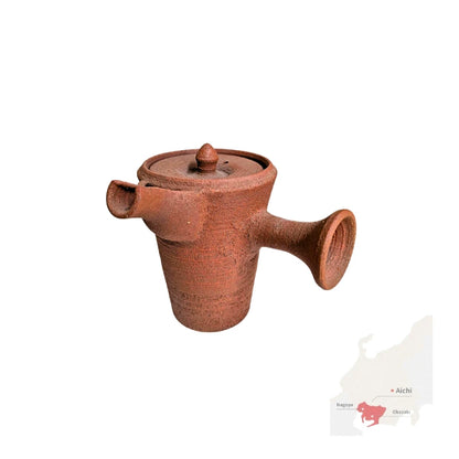 TOKONAME YAKI tetera japonesa yunomi cerámica sin esmaltar yakishime yokode kyusu SET