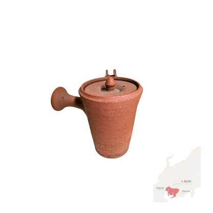 TOKONAME YAKI tetera japonesa yunomi cerámica sin esmaltar yakishime yokode kyusu SET