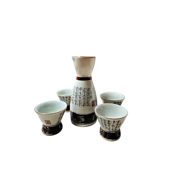 KUTANI YAKI ochoko vaso sake licor nihonshu Ishikawa SET