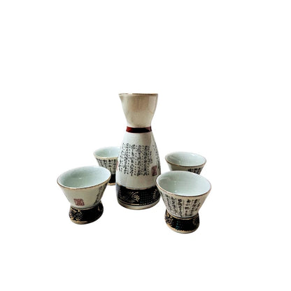 KUTANI YAKI ochoko vaso sake licor nihonshu Ishikawa SET