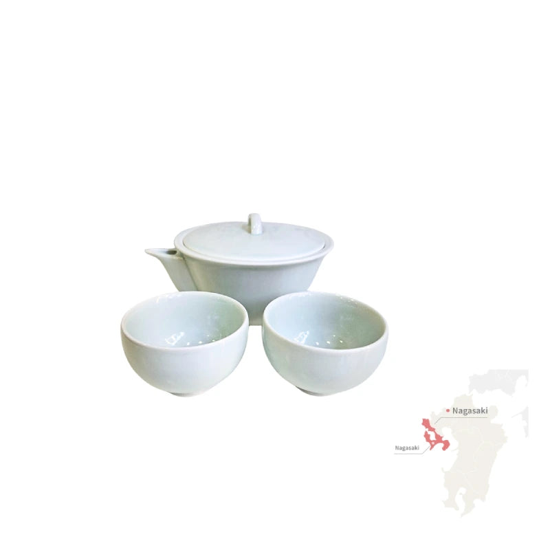 HASAMI YAKI tetera hōhin yunomi japonés sencha set NAGASAKI