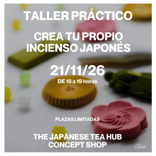 TALLER presencial exclusivo crea tu propio incienso japonés con té GIJÓN