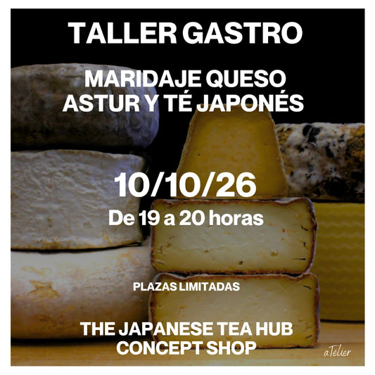 CATA MARIDAJE queso astur y té japonés experiencia presencial aTélier GIJÓN