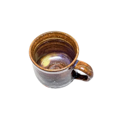 HAGI YAKI taza cerámica esmaltada tradicional SEIGAN YAMANE 150 ml