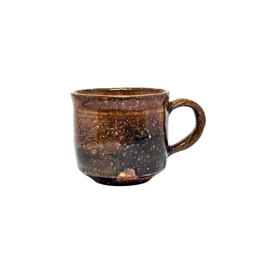 HAGI YAKI taza cerámica esmaltada tradicional SEIGAN YAMANE 150 ml