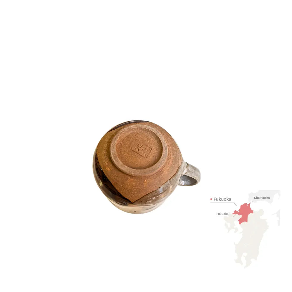 TAKATORI YAKI taza yunomi cerámica japonesa tradicional esmaltada Tohomura Touengama FUKUOKA 200 ml
