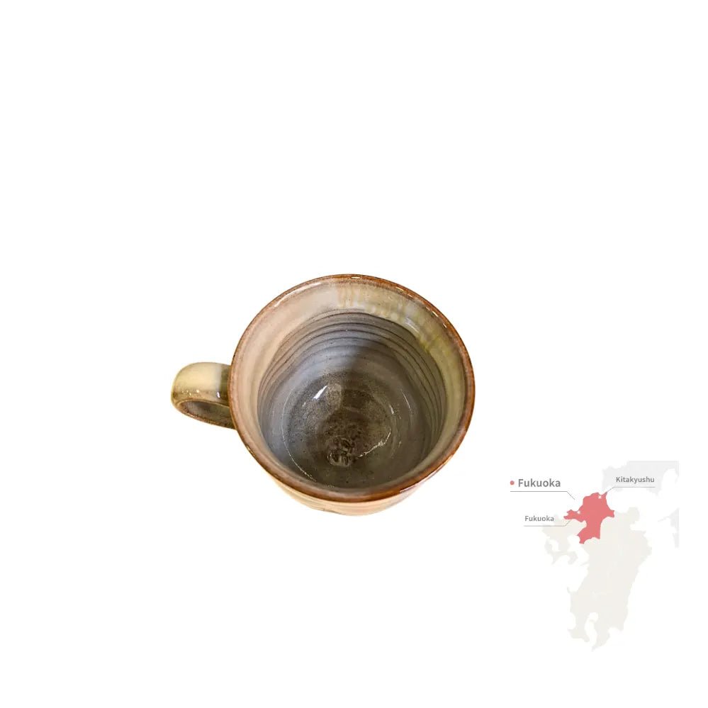 TAKATORI YAKI taza yunomi cerámica japonesa tradicional esmaltada Tohomura Touengama FUKUOKA 200 ml