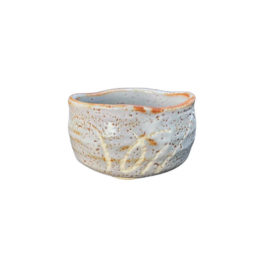 MATCHA bol cuenco chawan nezumi shino Shuzangama MINOYAKI 300 ml