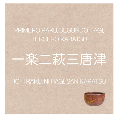 KARATSU YAKI matcha bol cuenco chawan SAGA 250 ml