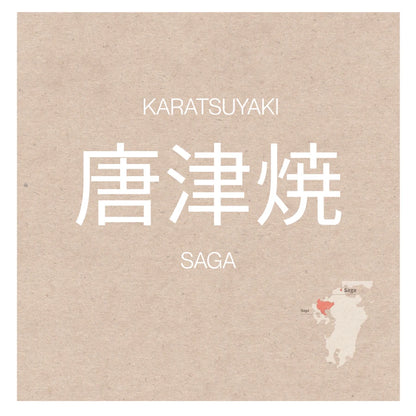 KARATSU YAKI matcha bol cuenco chawan Wa Nari SAGA 250 ml