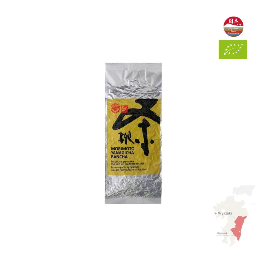 TÉ VERDE japonés yanagi bancha segunda cosecha orgánico MIYAZAKI 100 g