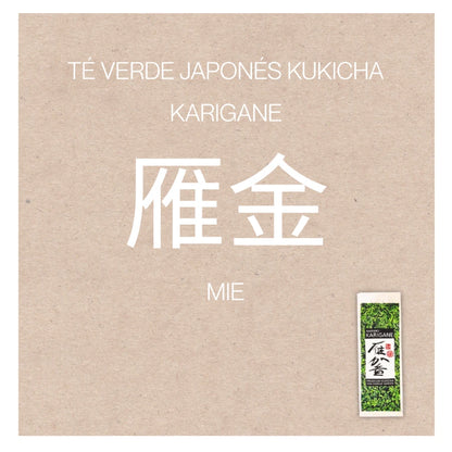PREORDEN TÉ VERDE KARIGANE kukicha orgánico 2026 familia HAYASHI MIE 100 g