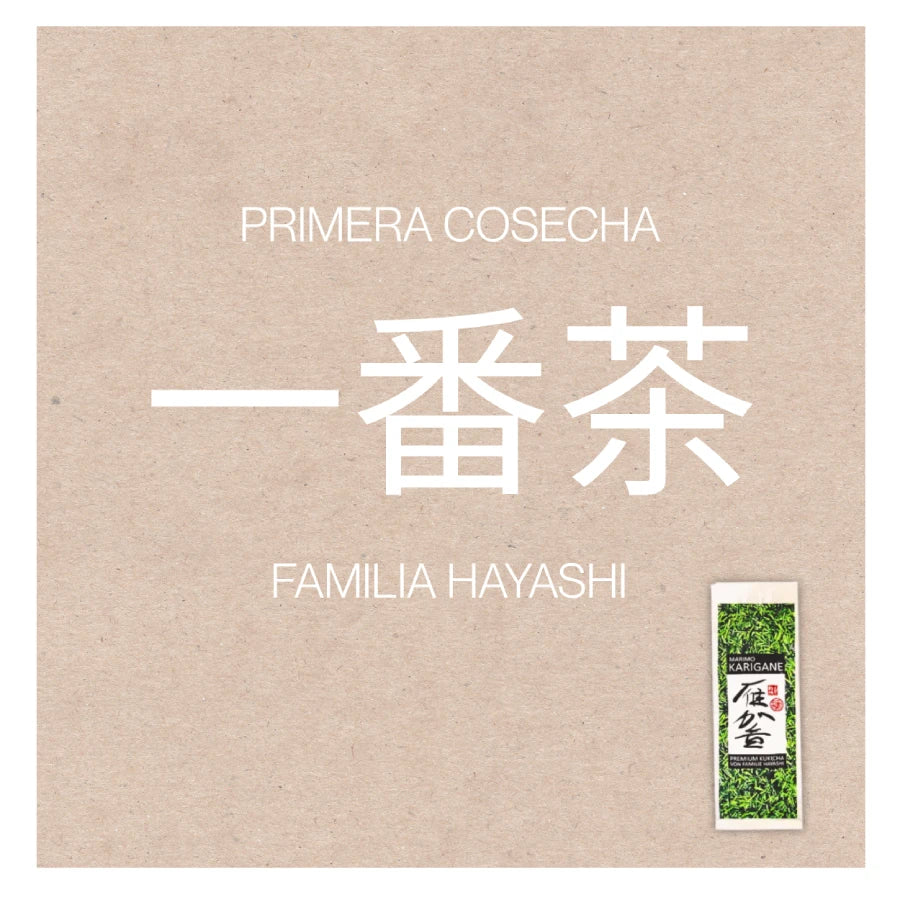 PREORDEN TÉ VERDE KARIGANE kukicha orgánico 2026 familia HAYASHI MIE 100 g