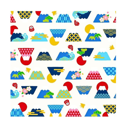 TELA japonesa estampada precortada algodón NOMURA TAILOR 110 x 50 cm