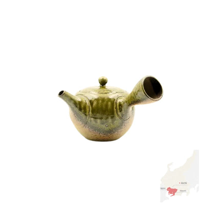 TOKONAME YAKI tetera japonesa artesanal yokode kyusu bicolor ISSHINGAMA 300 ml