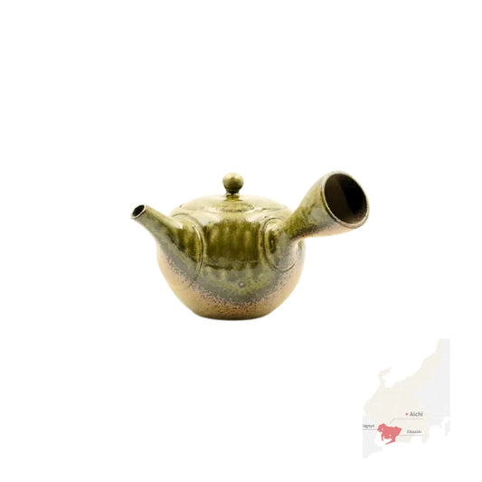 TOKONAME YAKI tetera japonesa artesanal yokode kyusu bicolor ISSHINGAMA 300 ml