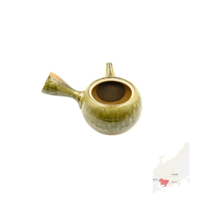 TOKONAME YAKI tetera japonesa artesanal yokode kyusu bicolor ISSHINGAMA 300 ml