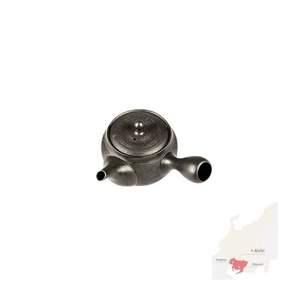 PREORDEN TOKONAME YAKI tetera japonesa yokode kyusu gyokkō NEGRO 340 ml